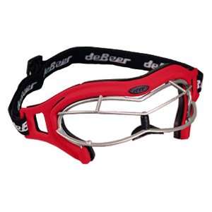  Debeer Womens Steel Lucent SI Eye Masks Goggles RED FRAME 