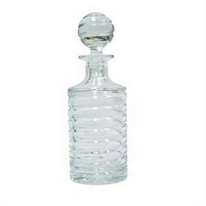  Block Crystal Coil Cordial Decanter