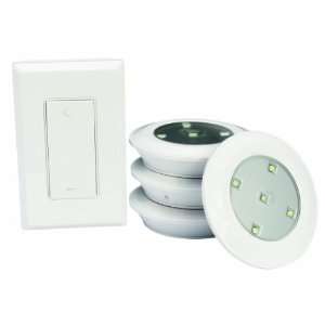  Lightmates LITE00113 LED Wireless Puck Light with Switch 