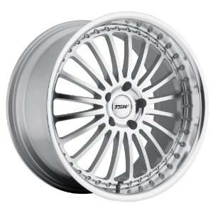   Silverstone Silver Wheel with Machined Lip (19x8/5x120mm) Automotive