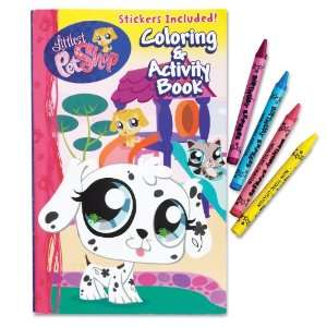  Littlest Pet Shop Coloring & Activity Book with Stickers 