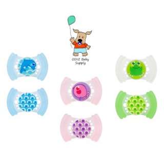 MAM Soft Orthodontic Silicone Pacifiers 6+M 3 Asst. Colors 