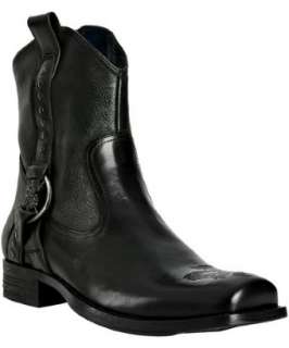 Mark Nason Rock Lives black leather Varnish boots   up to 70 