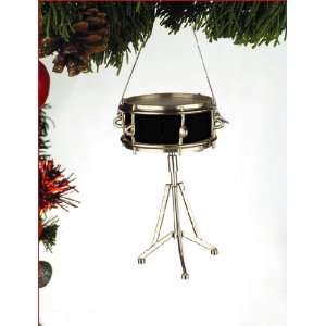  Black Snare Drum Tree Ornament 