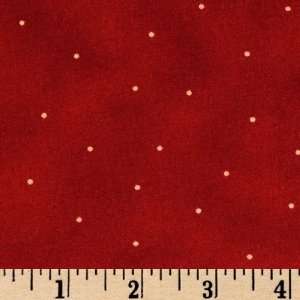   Wide Simpatico Dots Deep Red Fabric By The Yard Arts, Crafts & Sewing