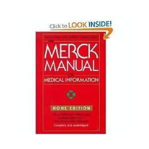  THE MERCK MANUAL OF MEDICAL INFORMAZTION HOME EDITION 