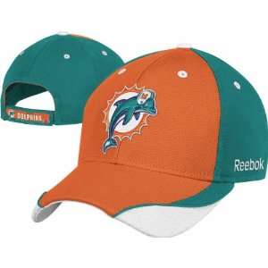  Miami Dolphins Reebok Extra Point Structured Adjustable Hat 