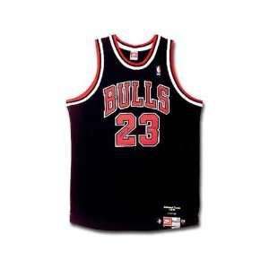  Michael Jordan Chicago Bulls Autographed Black Alternate Jersey 