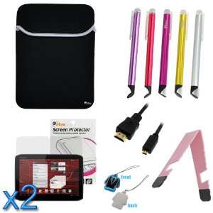   Mini Stand + LCD Screen Cleaner Strap for Motorola Xoom 2 (10.1inch