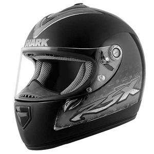  Shark RSX Dual Touch Solid Helmet   Small/Black 