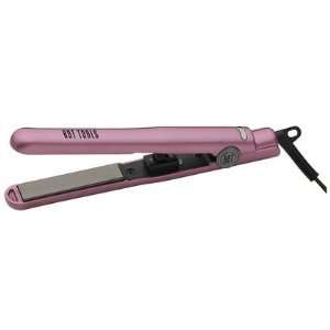 Hot Tools Pink Titanium Mini Salon Flat Iron with Travel Pouch 1/2 3 