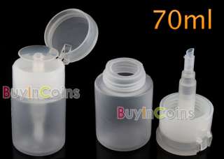 70ML Plastic Nail Art Pump Dispenser Spray Bottle New  