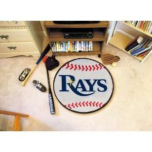  MLB Tampa Bay Rays Baseball Shaped Door Mat Rug Sports 