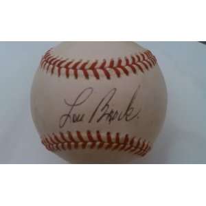    Lou Brock Signed Official National League Baseball 