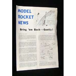   rocketry,magazine) (Vernon Estes Publisher) Model Rocket News