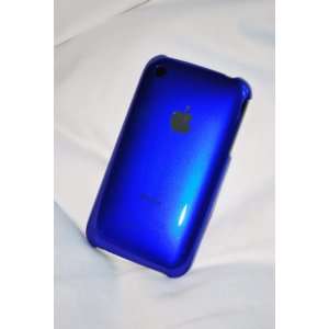   3g 3gs PLastic Hard Back Case Cover Electric BLUE 