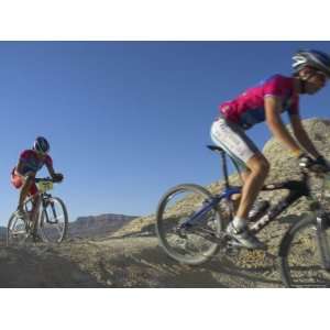  Two Competitiors in the Mount Sodom International Mountain Bike 