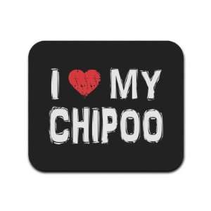    I Love My Chipoo Mousepad Mouse Pad