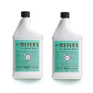  Mrs. Meyers Clean Day Toilet Bowl Cleaner, Basil, 32 oz, 2 pack 