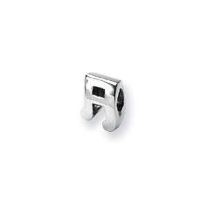   Musical Notes Charm in Silver for Pandora and most 3mm Bracelets