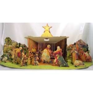  Pop up Christmas Nativity Set Scene Baby Jesus Puzzle 