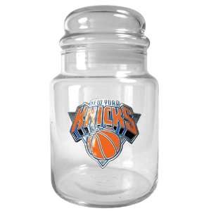  Sports NBA KNICKS 31oz Glass Candy Jar   Primary Logo 