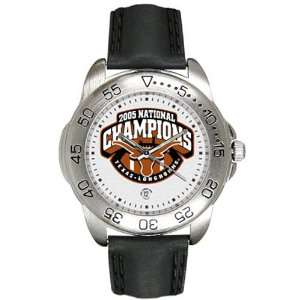 Texas Longhorns 2005 National Champions Mens Gameday Watch W/Leather 