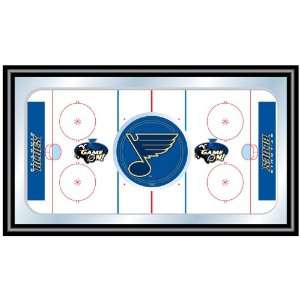  NHL St. Louis Blues Framed Hockey Rink Mirror Sports 