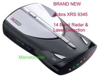 New Cobra Laser Radar Detector XRS 9345 14 Band Car and Truck 