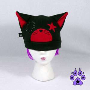 EARS AGF Punk Goth Cosplay SKI CAT Kitty Anime Hat MEW  