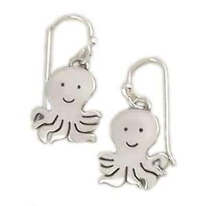   Fetched Sterling Silver Octopus Earrings Far Fetched Jewelry Jewelry