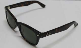 new ray ban wayfarer rb 2140 sunglasses brown tortoise frame  