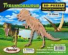 Tyrannosaurus T Rex Dinosaur 3D Puzzle Wood Craft Construction Kit