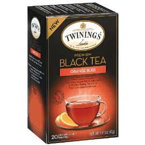  Twinings Orange Bliss Flavored Tea 20 Count, Pack of 6 