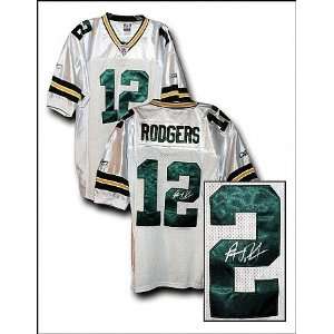   Rodgers Autographed Jersey Green Bay Packers Reebok Authentic Jersey
