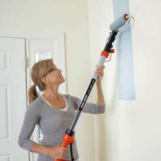 Handle holds 22 ounces of paint allowing you to complete painting 