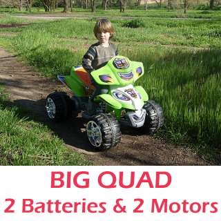 Sporty 12v Battery Powered Kids Ride On ATV 2 Motor Dual Speed Quad 