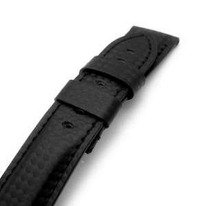   Black with same color Hand Stitch *24mm for D Buckle Type 44mm PANERAI