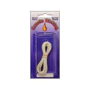 Pepperell Candle Wick Wire Core Medium 8 Natural (3 Pack 