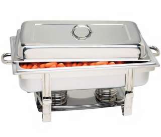 Maxam® Stainless Steel 26 x 14 Serving Chafing Dish  