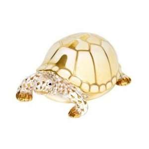    Herend Guild Society Box Turtle Gold Fishnet