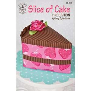   Made Designs Patterns Slice Of Cake Pincushion Arts, Crafts & Sewing