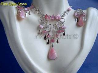 100 Semi Precious Stones Necklace&Earrings PERU  50Sets  
