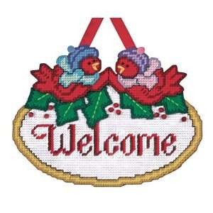    Welcome Cardinals Plastic Canvas Kit Arts, Crafts & Sewing