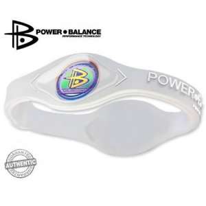com Power Balance (White/White Lettering) size L Techology Bracelet 