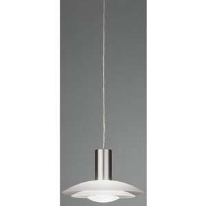   Lotto Mini Pendant in Satin Nickel Cord Color Black