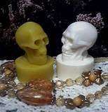 Silicone Skull Tealight Tea Light Soap Candle Mold  