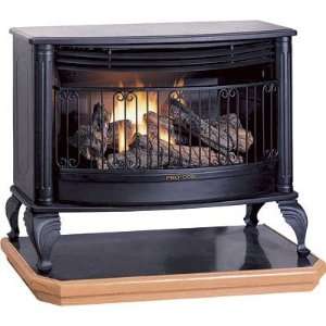 ProCom Black Granite with Oak Trim Hearth Pad for Vent Free Stoves 