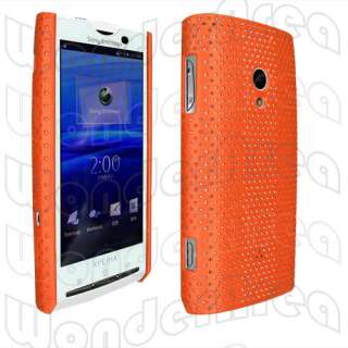 Hard Mesh Grid Case Cover for Sony Ericsson Xperia X10  