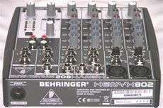   XENYX802 6 Channel Professional DJ Stereo Mixer / Audio EQ  